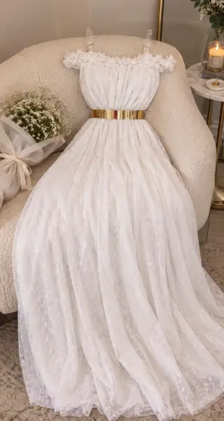 أخرى — فستان أبيض